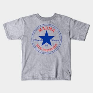 Kamala Harris MVP Vice President Chucks & Pearls 2021 Kids T-Shirt